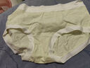 棉舒然内裤女士10A抗菌聚乳酸蚕丝加长底裆中高腰少女生纯色棉三角裤头 实拍图