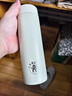 丽贝德智能指纹解锁保温杯识别开启锁温保冷316不锈钢指纹 朱鹭白 500ML 实拍图