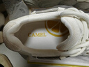 骆驼（CAMEL）【迪丽热巴同款】柠萌丑萌鞋女运动休闲鞋 L25A202062 米白/灰 40 实拍图
