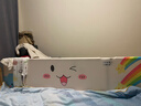 棒棒猪免安装床围栏宝宝防摔防护栏便携式床上可折叠床围挡板 1.5米单面 实拍图