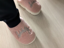 京东京造【泰迪绒儿童】拖鞋女童冬季保暖毛绒居家软弹棉拖鞋 粉红35-36 实拍图