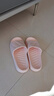 夏季EVA材质防滑厚底浴室凉拖鞋儿童家用踩屎感外穿室内软底男士 粉色 38-39 【适合37-38脚】 实拍图