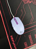 罗技（G）G102 有线游戏鼠标 白色 RGB灯效 吃鸡鼠标 绝地求生 轻量化设计 G102第二代 实拍图