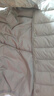 雪中飞经典新款基础舒适轻薄羽绒便捷短款保暖羽绒小马甲轻盈便携舒适 浅亚麻|7100-女 XL 175/96A 实拍图