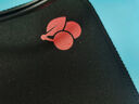 CHERRY樱桃 鼠标垫中号 办公桌垫 键盘垫 游戏鼠标垫 高密纤维顺滑鼠标垫 黑色细面 360*280*4mm 实拍图