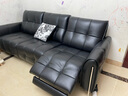 儒黛听云沙发电动功能真皮头层牛皮高端法式中古风直排小户型客厅智能 双电动-2.35米-可视面真皮 Ultra 肌理肉感半青皮（1.6-1.8mm） 实拍图