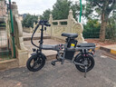 新日（Sunra）新国标折叠电动自行车铝合金代驾电动车锂电池助力电瓶车超长续航迷你小型男女士代步 旗舰16减震/航天铝合金40A/120km 实拍图
