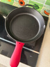 LODGE【美国进口】洛矶平底锅不易粘锅铸铁锅无涂层煎锅煎牛排锅 L8SK3- 26cm 实拍图