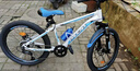 凤凰（Phoenix）儿童自行车山地车男女学生脚踏车6-15岁童车 霸道 白蓝色 22寸 实拍图