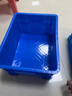 幸蕴塑料周转箱410*300*150mm 零件物料盒 收纳整理配件箱 胶筐长方形盒子 不带盖 蓝色LH-X380 实拍图