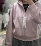 优衣库女装快干休闲拉链连帽外套长袖运动卫衣开衫479603 11 粉红色 L /160/88A 实拍图