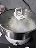 利仁（Liven）小钢人电火锅304不锈钢电煮锅分体式小电锅小型2-3人用3升小锅0涂层电蒸锅电热锅带蒸笼DHG-J368 实拍图
