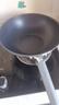 三禾0涂层炒锅无涂层不粘锅304钛不锈钢电磁炉通用炒菜锅30cmLC30S16 实拍图