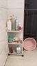 京东物流 落地小推车置物架家用玩具零食办公桌卫生间厨房储物架 【热销】白色三层 实拍图