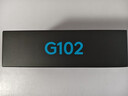 罗技（G）G102第二代游戏鼠标 RGB流光灯效鼠标 轻量化  游戏级8000DPI传感器 黑色 200-8000DPI 实拍图