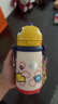 babycare儿童水杯6个月以上宝宝霸王龙不锈钢保温杯上学450ml-新旧款混发 实拍图