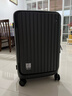 皇冠（CROWN）拉链铝框箱行李箱大容量万向轮侧开旅行箱暑期出游箱5278-25-铁灰 实拍图