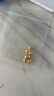 喜上眉梢喜饰黄金古法金珠999足金散珠硬金光面磨砂转运珠路路通圣诞礼物 4mm 重版光珠四颗 0.8g 实拍图