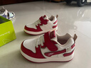 江博士学步鞋运动鞋秋季男女童舒适休闲国货儿童鞋B14243W001米/红25 实拍图