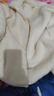 优衣库女装男装长绒摇粒绒拉链茄克/长袖外套夹克冬新款479611 01 乳白色 M 实拍图
