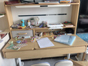 护童（Totguard）儿童学习桌椅套装升降书桌 学立方榉木纹120cm+G985奇思蓝 实拍图