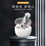 YOMO【2025新款】蓝牙耳机 半入耳式无线耳机 长续航运动耳机适用于苹果华为小米oppo手机H7白色 实拍图