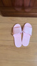 有时光可折叠拖鞋便携式旅游浴室防滑洗澡居家拖鞋女 粉色36-38 实拍图