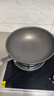 三头鹰旗舰款纯钛板炒锅28cm无涂层不粘炒菜锅带盖燃气灶电磁炉MTiW28 实拍图