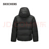 斯凯奇（Skechers）羽绒服连帽保暖外套休闲短款大衣男女同款L324U154 实拍图