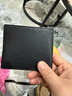 稻草人男士钱包短款商务头层牛皮横款两折票夹多卡位钱夹生日礼物 实拍图