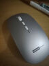 联想（Lenovo）无线鼠标无线静音蓝牙鼠标可充电轻薄便携笔记本电脑ipad平板安卓苹果手机通用无线商务办公鼠标 银色-双模版【左右静音按键】 无线蓝牙鼠标【Type-c充电/配充电线】 实拍图