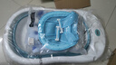 十月结晶婴儿洗澡盆新生儿大号可折叠智能感温格洛里蓝浴盆浴网浴垫3件套 实拍图