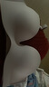 蕉内【赵露思同款】301P女士红色内衣本命马年聚拢自然圆胸无痕文胸罩 实拍图