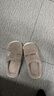 小熊兔子卡通棉拖鞋家用室内厚底棉拖鞋女保暖防滑毛毛拖鞋踩屎感 咖色 36-37 【适合35-36】 实拍图