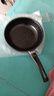 【亏本清仓】韩式麦饭石色不粘锅平底锅铁锅电磁炉不带盖 黑色小煎锅 16cm 实拍图