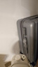 汉客行李箱男拉杆箱女登机箱镇店之宝双层拉链密码箱子旅行箱20英寸灰 实拍图