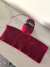 三利上海三利羊绒线正品100%纯山羊绒线毛线团中粗手编织毛衣围巾diy 15二红【今日下单买一送一】 100%山羊绒 实拍图