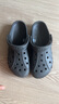 CROCS卡骆驰洞洞鞋贝雅男鞋女鞋轻便耐磨一脚蹬拖鞋休闲鞋|10126 黑色-001 44 (280mm) 实拍图