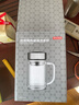 京东京造 茶杯 双层玻璃茶水分离泡茶咖啡杯子带把手大容量500ml 实拍图