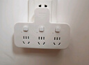 公牛（BULL）转换插头/品字形一转三插座/无线转换插座/电源转换器 适用卧室、厨房 3位分控开关插座 蓝白款 实拍图