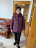 唐致中老年羽绒服女短款中式加厚妈妈冬装60岁70老人奶奶太太冬季外套 紫红 3XL 【建议121-135斤】 晒单实拍图