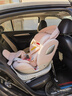京东京造儿童安全座椅汽车0-6-12岁婴儿宝宝i-Safe双通风 商务舱pro冰莓粉 实拍图
