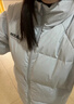 阿迪达斯 （adidas）冬季男子通勤防风保暖上衣立领运动70%鸭绒羽绒服 M码 实拍图