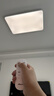 雷士（NVC）客厅大灯吸顶灯无极调光现代简约北欧奶油风led照明灯具方影X 实拍图
