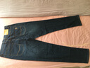 花花公子（PLAYBOY）牛仔裤男秋冬季休闲裤子男士宽松直筒潮牌男装长裤 深蓝色SC 32 实拍图