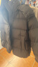 江南布衣（JNBY）【白月光】商场同款25冬新品羽绒服A型宽松侧拉链5X0C10110 201/暗咖 XS 实拍图