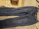九牧王男裤牛仔裤秋季时尚丹宁弹力柔软轻肤舒适直筒牛仔裤男 实拍图