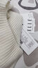 ELLE【100%绵羊毛】高领毛衣女2025秋冬新款打底保暖内搭羊毛针织衫 米白（半高领升级版） M 实拍图