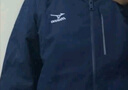 美津浓（MIZUNO）户外夹克男连帽梭织透气情侣锋衣加绒加厚加棉外套男上衣 实拍图