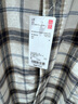 优衣库男女装法兰绒格子衬衫长袖衬衣薄外套481225 480770 481225/30浅米色 S 实拍图